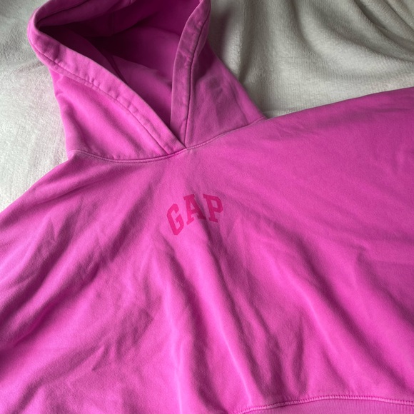 GAP Pink Logo Arch Hoodie - Picture 2 of 5